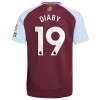 Fotbalové dres Aston Villa Diaby 19 Domácí 2024-25 Krátký Rukáv